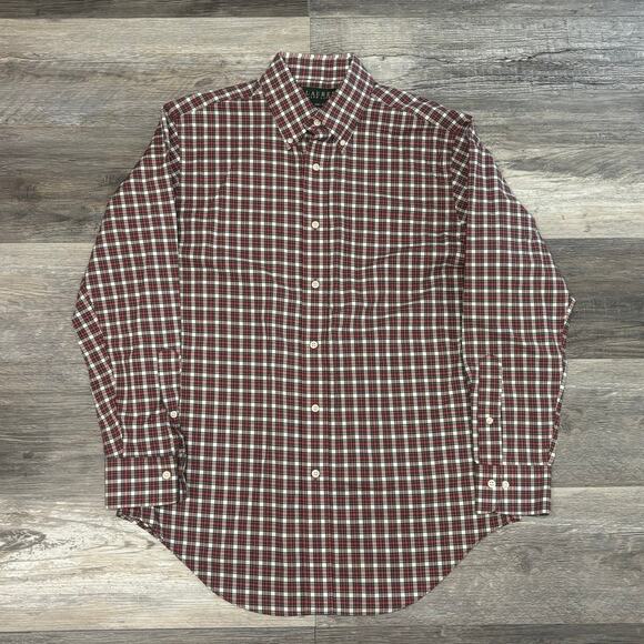 Lauren Ralph Lauren Tartan Plaid Men 15.5 32-33 Non Iron Button Down Dress Shirt - Picture 2 of 10
